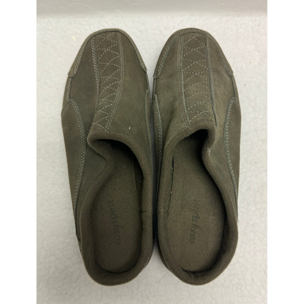 Easy Spirit Women's JP‎ Tilden Mules Slides Loafers Olive Green Leather - Picture 4 of 6